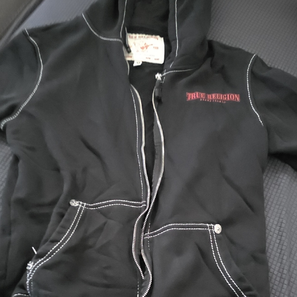 True Religion Black Lightweight Jacket (Used)